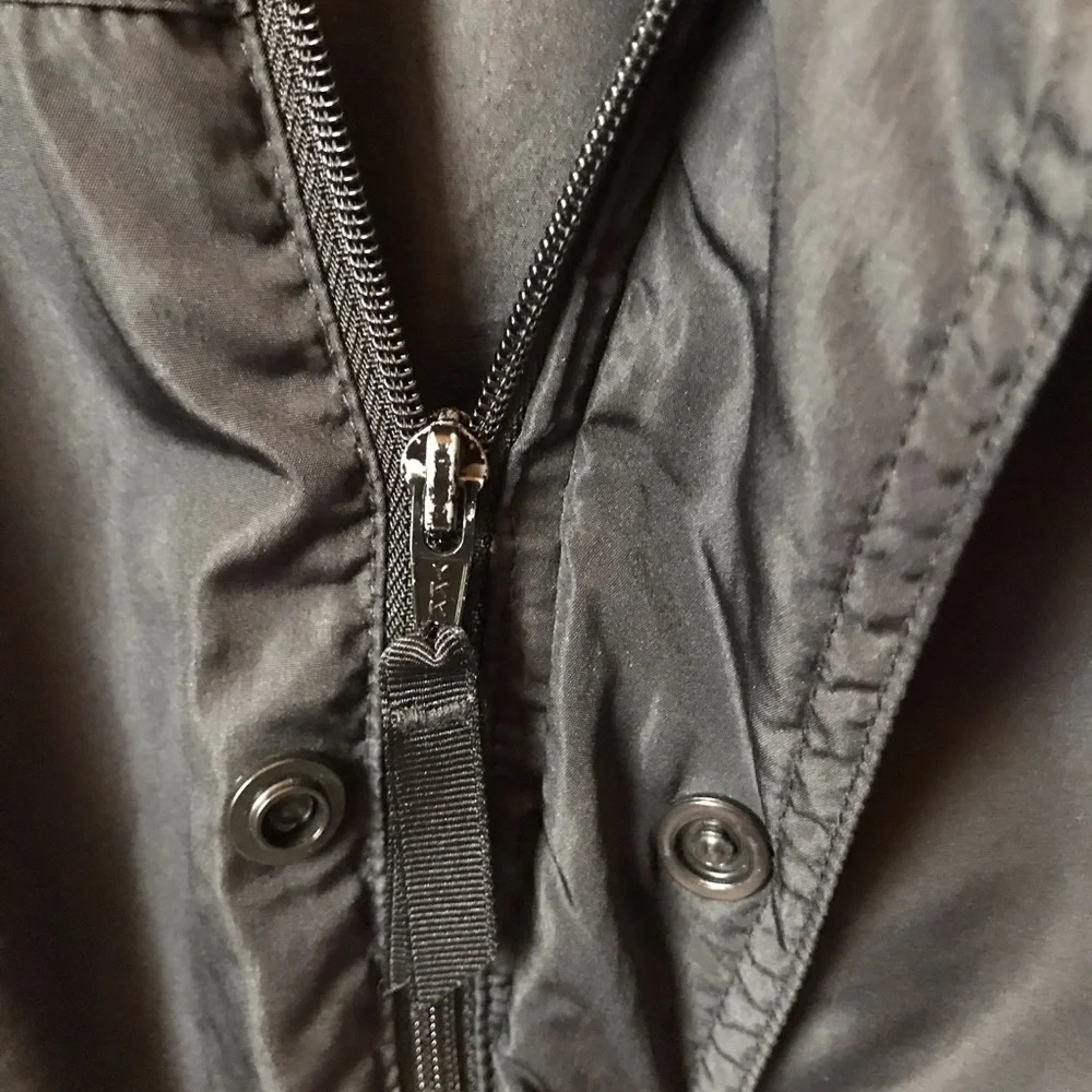 REI Lightweight Runners‎ Jacket Blk Blue Zipper